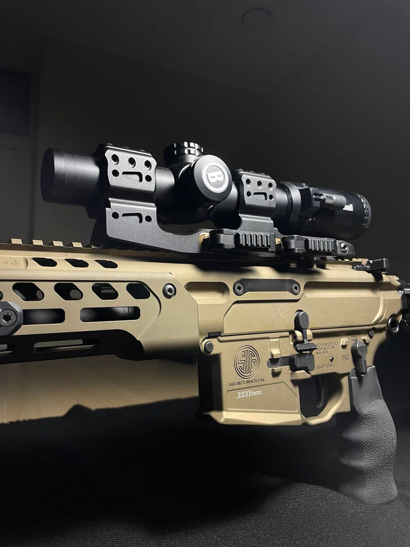 34mm kikkertmontage cantilever | Picatinny QD Ergo base