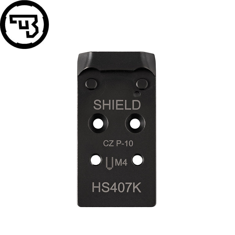 CZ P-10 Optics Ready plade | Shield RMSc & Holosun K-serie fodaftryk