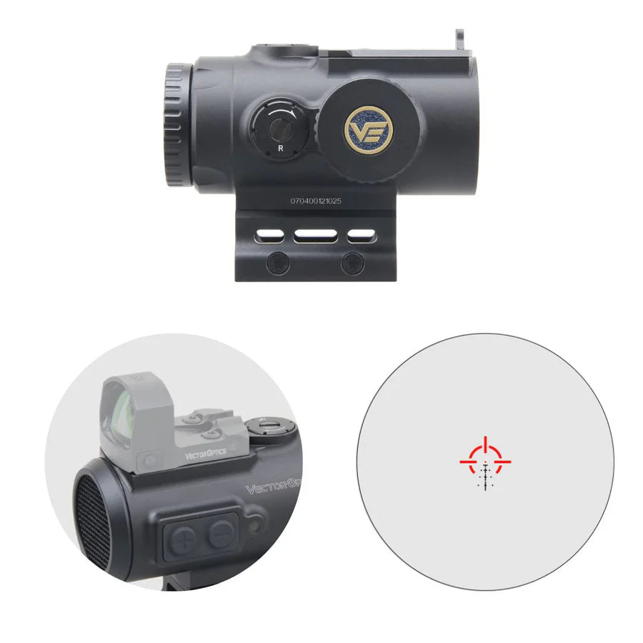 Vector Optics Paragon 4x24 ultra kompakt prismekikkertsigte til riffel