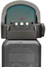 CZ P-10 Optics Ready semi-adjustable sight set | with luminescent dots LPA