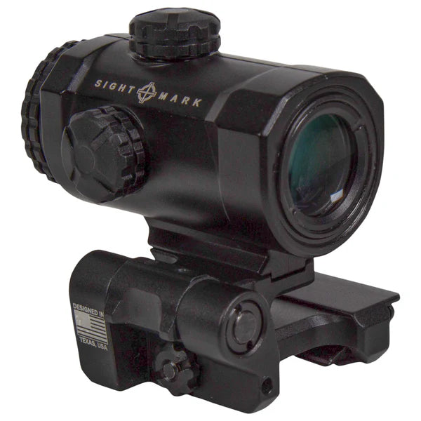Sightmark XTM-3 3xMagnifier with LQD flip til side rødpunktsmontage