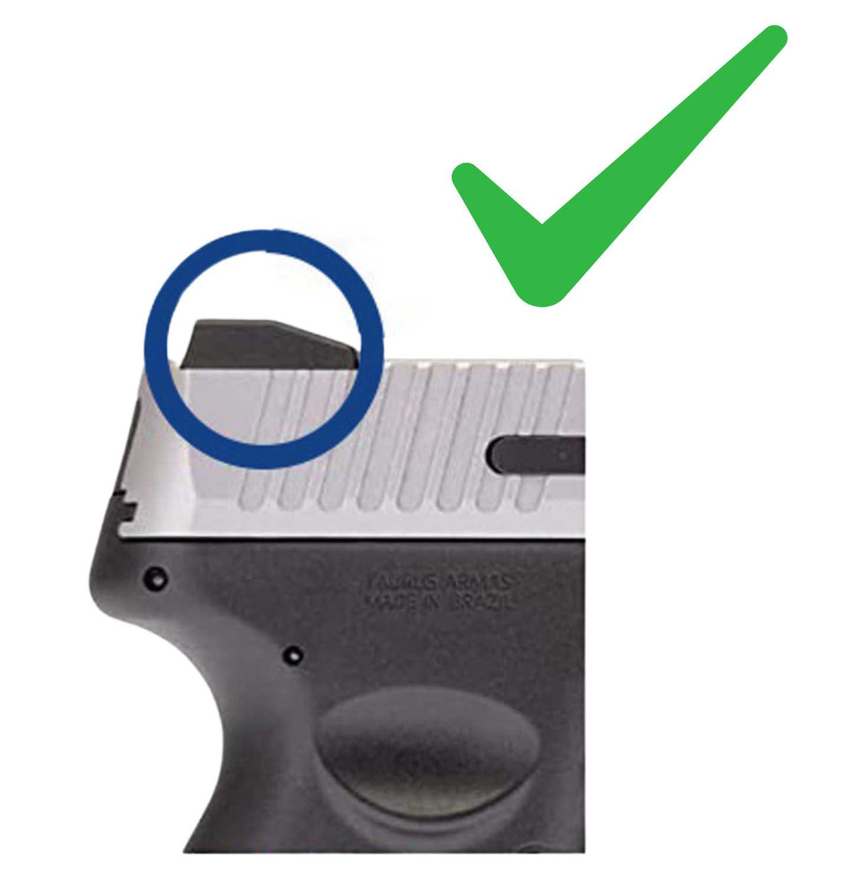 Taurus G3, G2S, G2C, TX22 rødpunkt montage | Trijicon RMR fodaftryk