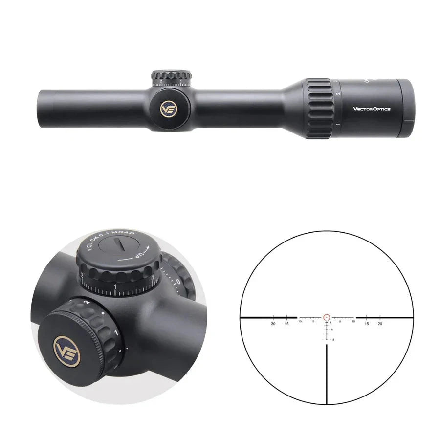 Vector Optics Continental x8 1-8x24 ED Tactical riffelkikkert Vector Optics