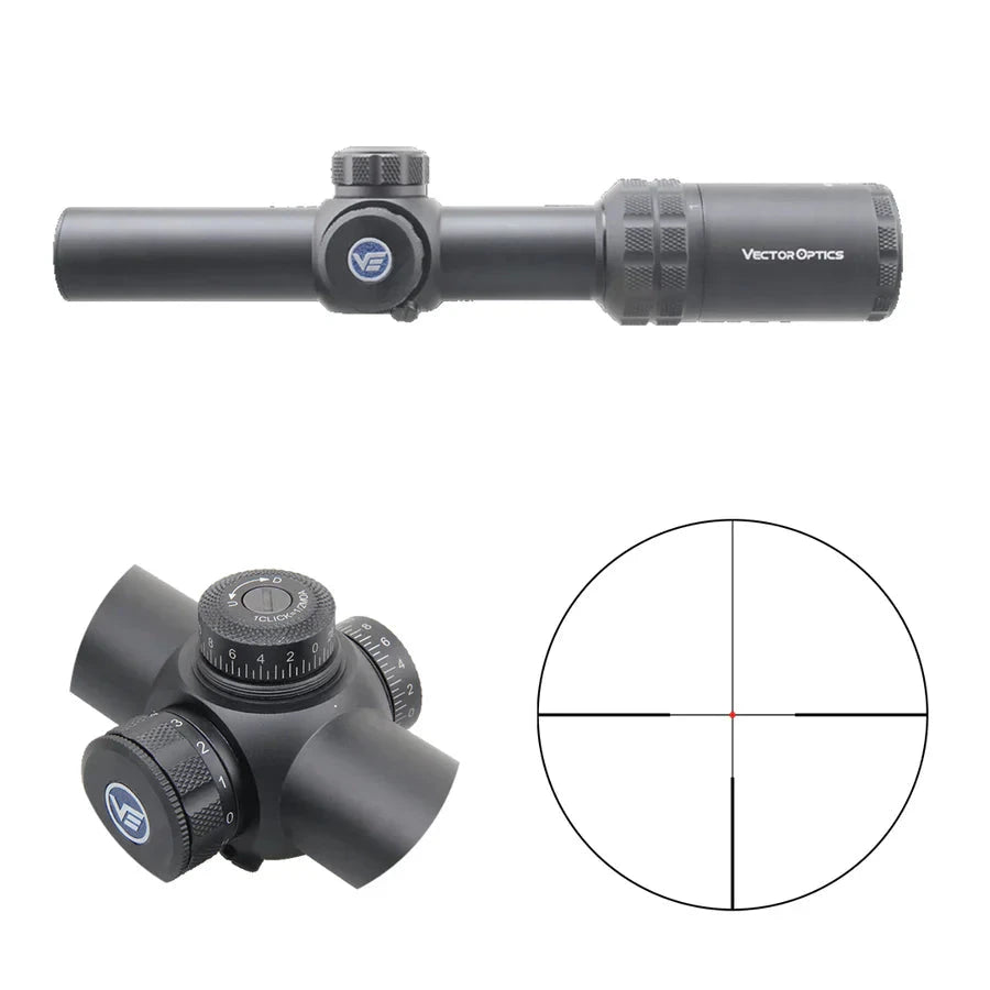 Vector Optics Grizzly 1-4x24 jagtkikkertsigte Vector Optics