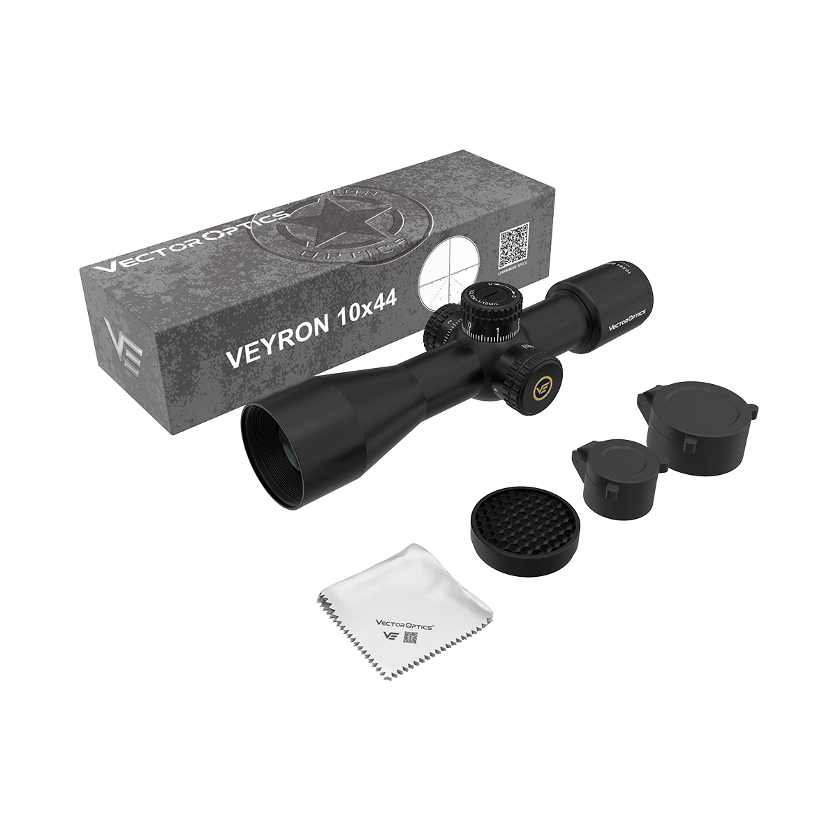 Vector Optics Veyron 10x44 SFP kompakt riffelkikkert
