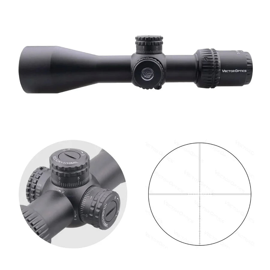 Vector Optics Veyron 3-12x44 FFP kompakt riffelkikkert
