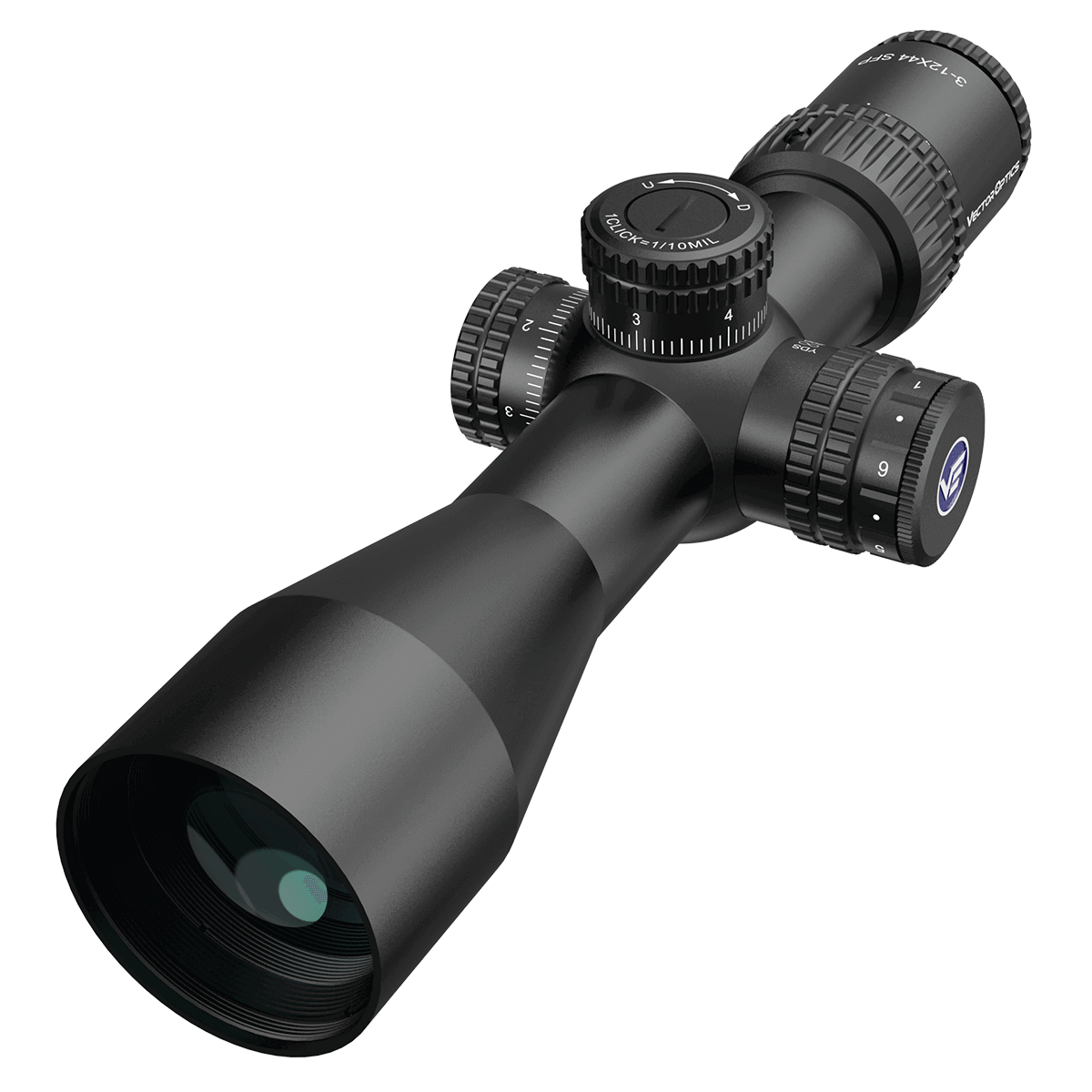 Vector Optics Veyron 3-12x44IR SFP kompakt riffelkikkert