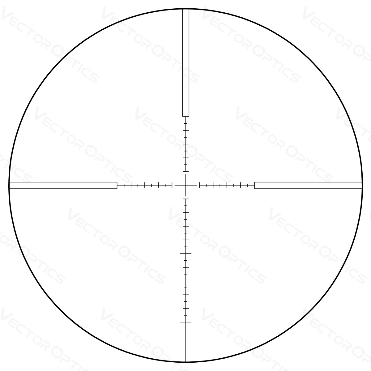 Vector Optics Veyron 3-12x44 SFP kompakt riffelkikkert