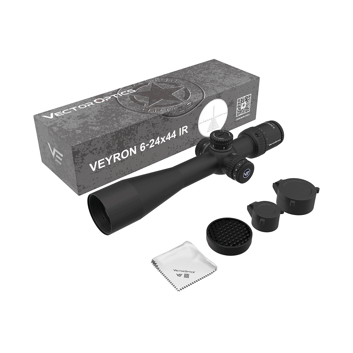 Vector Optics Veyron 6-24x44IR SFP kompakt riffelkikkert