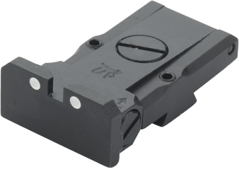 Magnum Research Desert Eagle justerbart bagsigte | hvide prikker