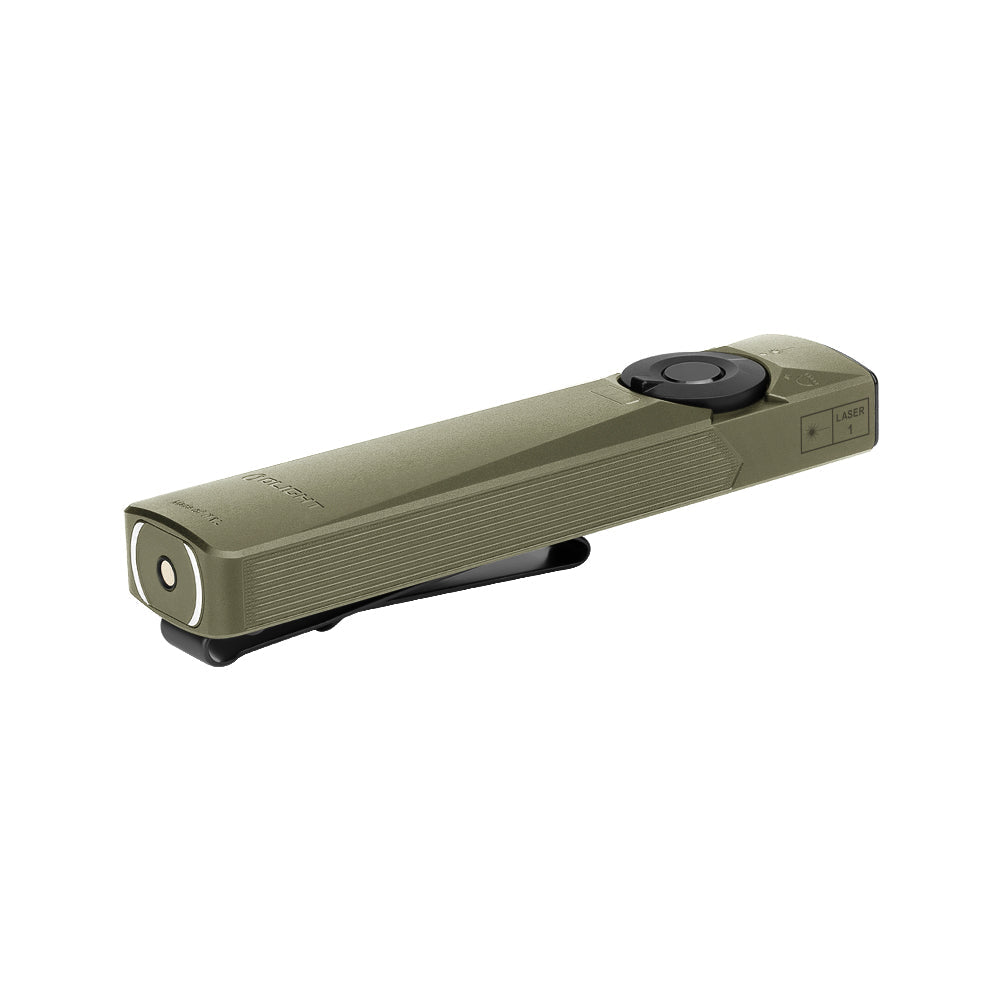 Olight Arkfeld Ultra | flad 3-i-1 EDC lygte | 1.400 lm - Olive Green