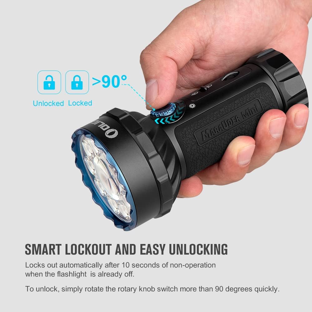Olight Marauder Mini | genopladelig lygte i flere farver | 7.000 lm