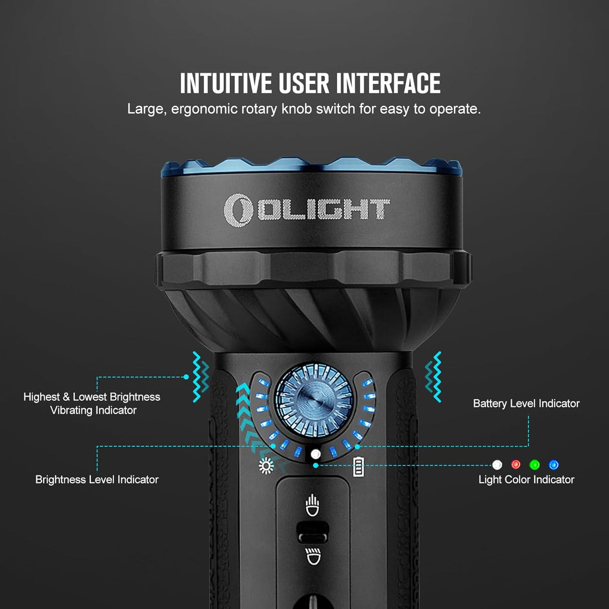 Olight Marauder Mini | genopladelig lygte i flere farver | 7.000 lm