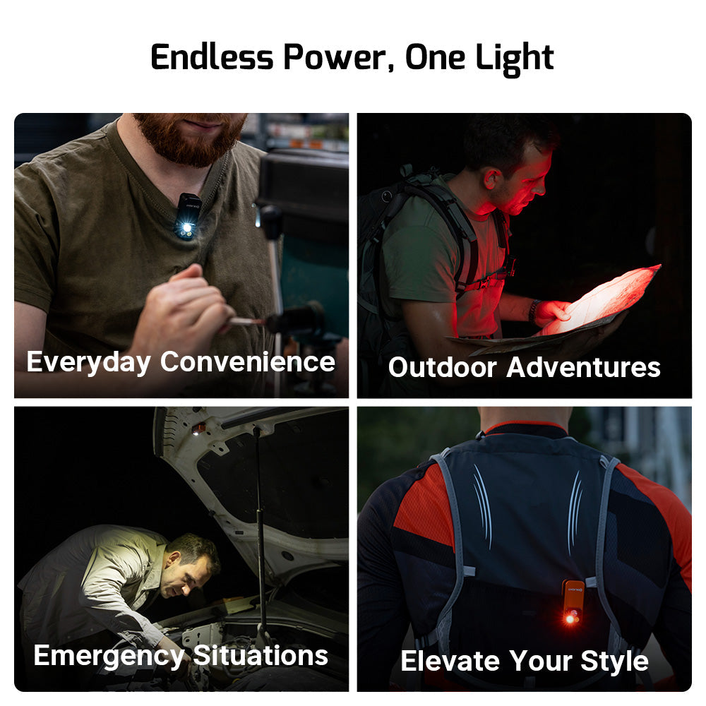 Olight Oclip Pro | multifunktionel clip lygte | 500 lm