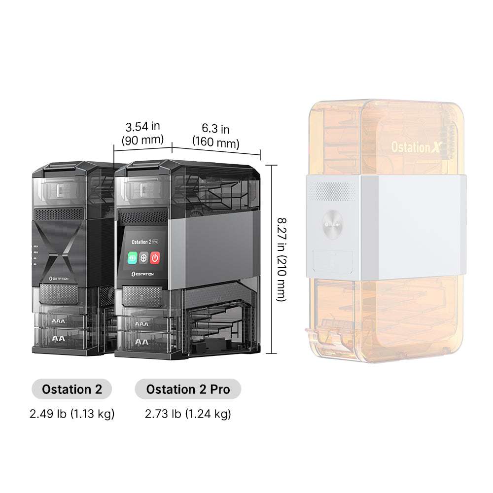 Olight Ostation 2 | smart AA/AAA batterioplader | 3-i-1
