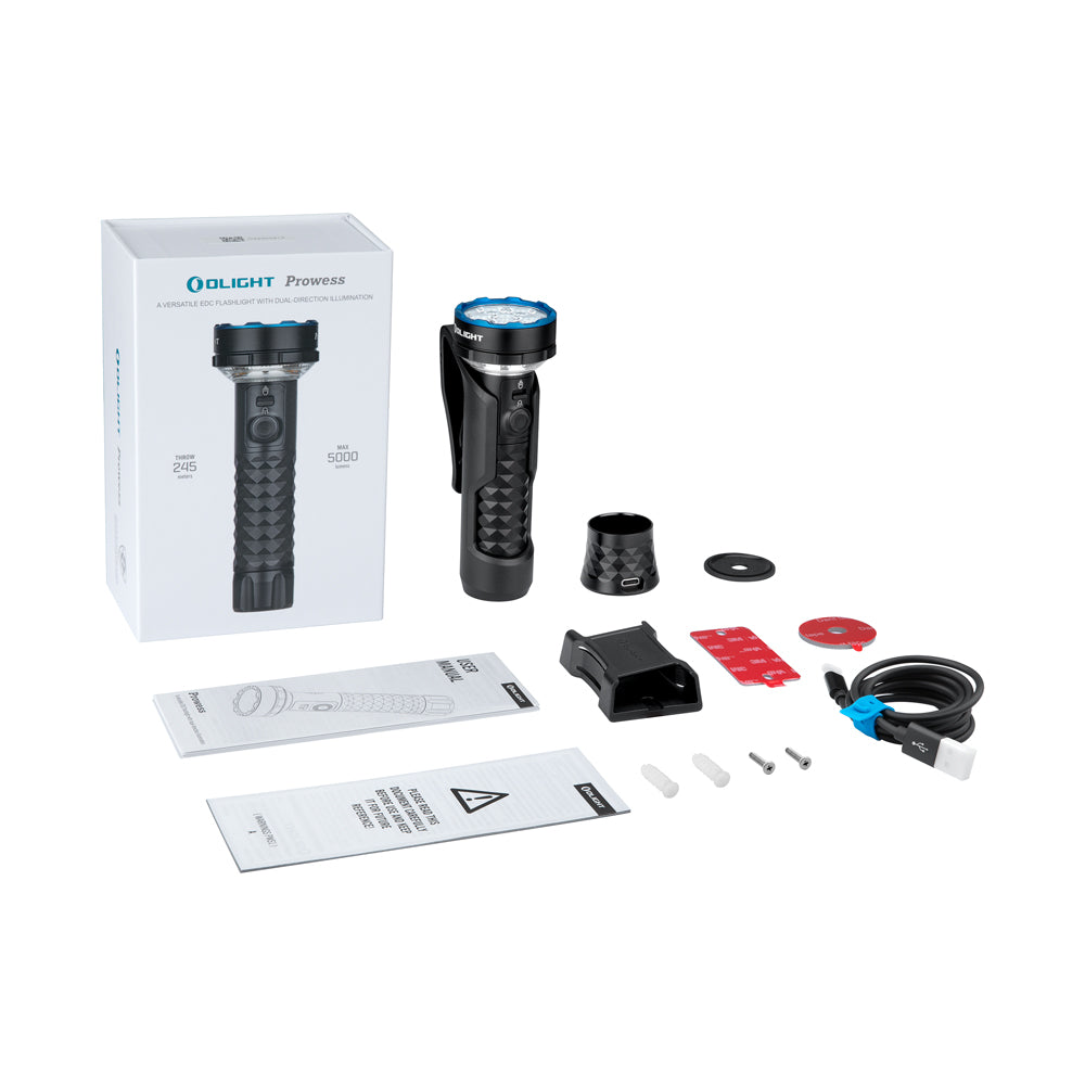 Olight Prowess | lygte med tovejs belysning | 5.000 lm