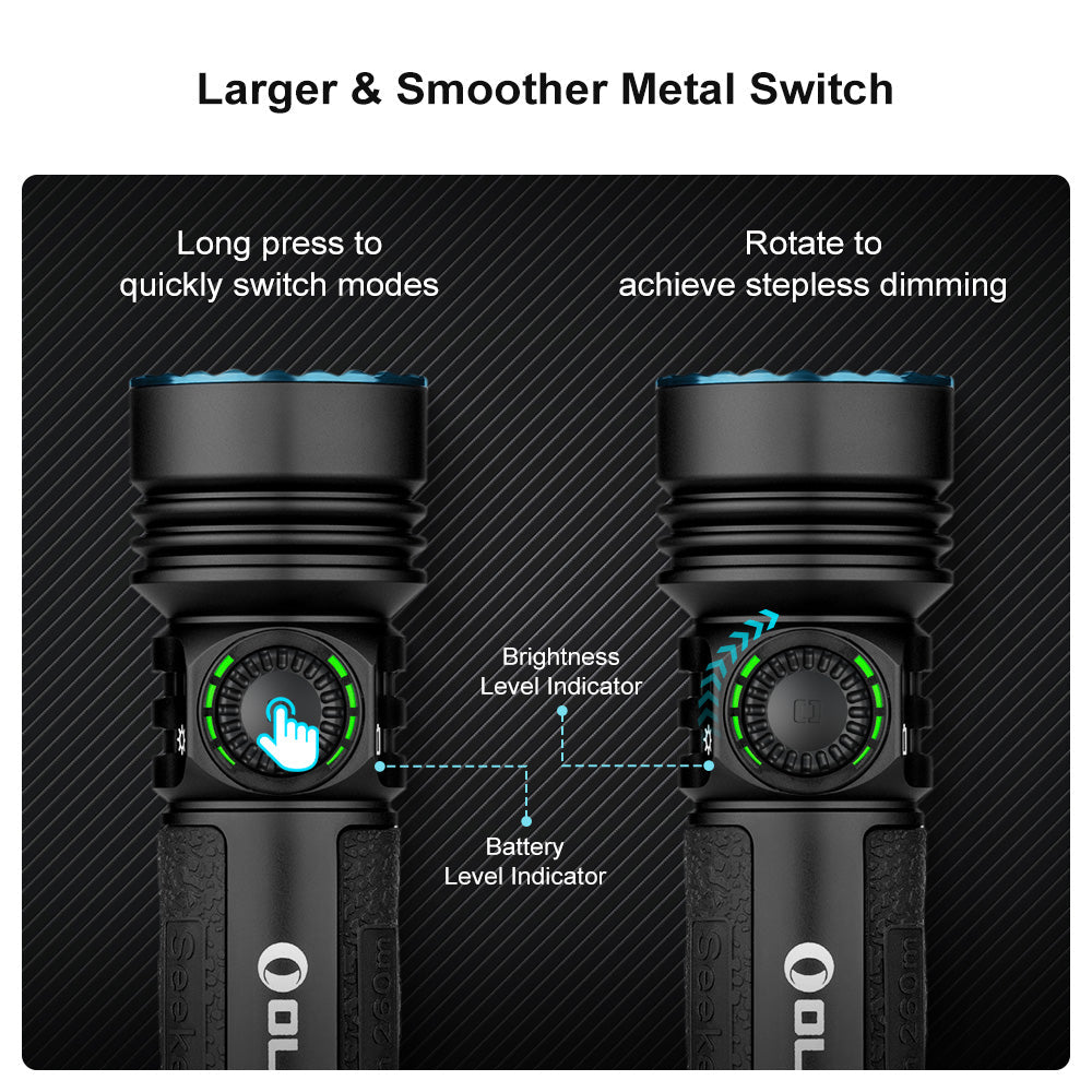 Olight Seeker 4 Pro | højtydende lygte | 4.600 lm
