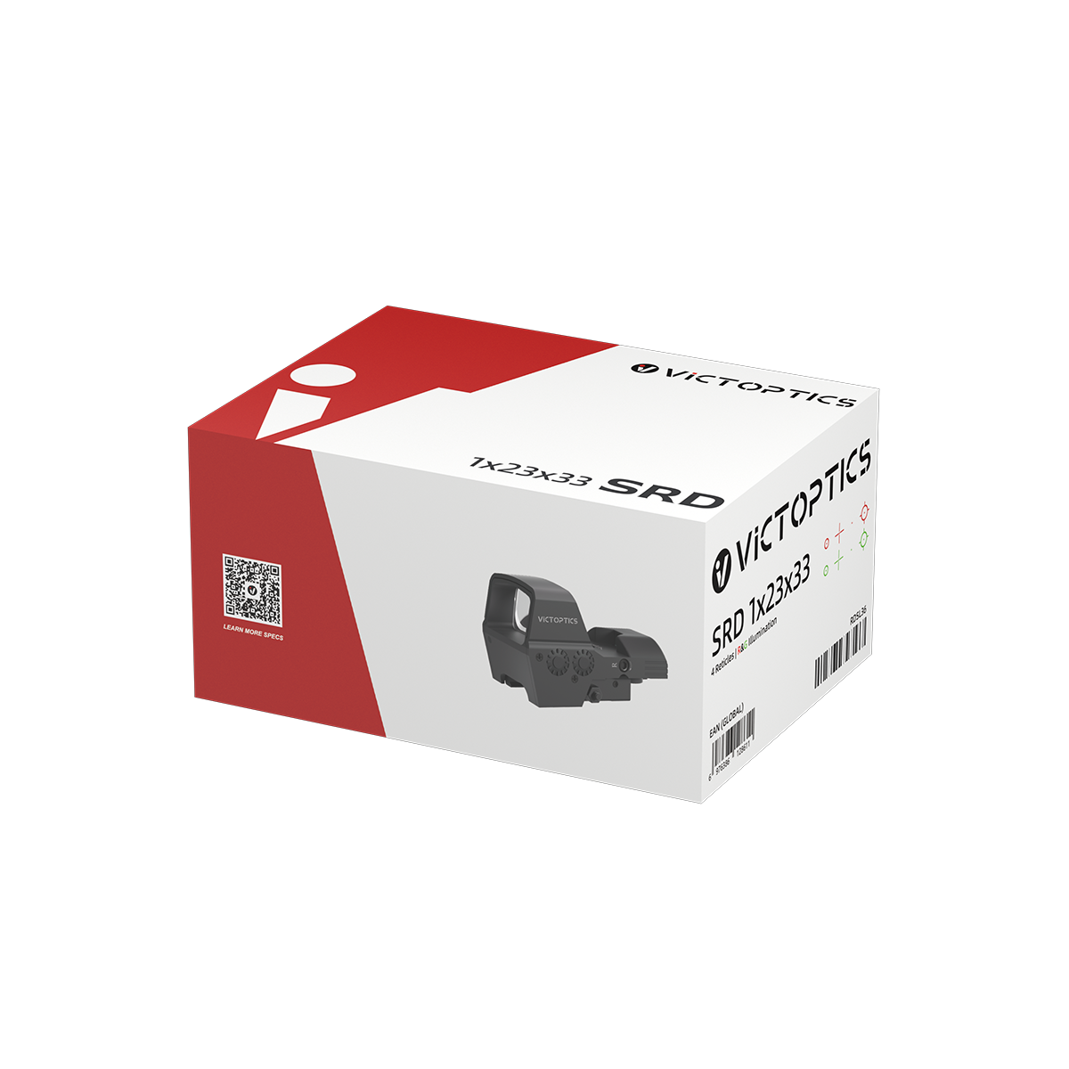 VictOptics SRD 1x23x33 Fire-Reticle rødpunktsigte