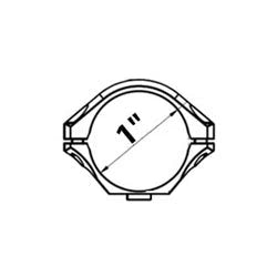 1 tomme Picatinny kikkertmontageringe [25,4 mm]