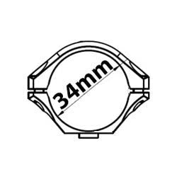34 mm Blaser kikkertmontageringe