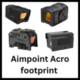 Rødpunktsigter med Aimpoint Acro footprint