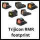 Rødpunktsigter med Trijicon RMR footprint