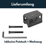 Picatinny rødpunktsmontage med forhøjer [32 mm] | C-More RTS footprint 