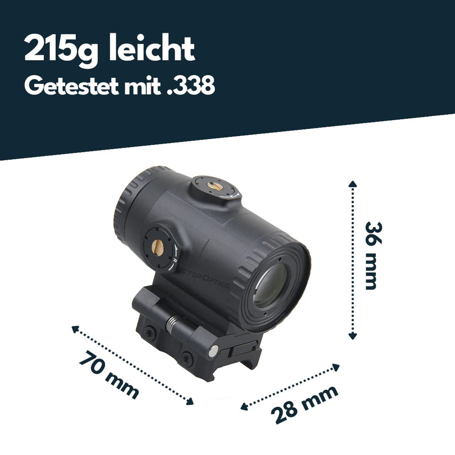 Vector Optics Paragon 3x18 Magnifier Micro