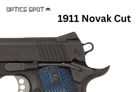 1911 [Novak Cut] justerbart bagsigte | med fiberoptik