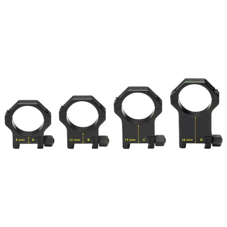 30mm kikkertmontageringe | Picatinny skinne with screw nut