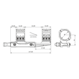 34mm kikkertbeslag cantilever | Picatinny QD Ergo base 