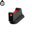 CZ Shadow 2 korn med fiberoptik | 7.5 x 1.0 mm