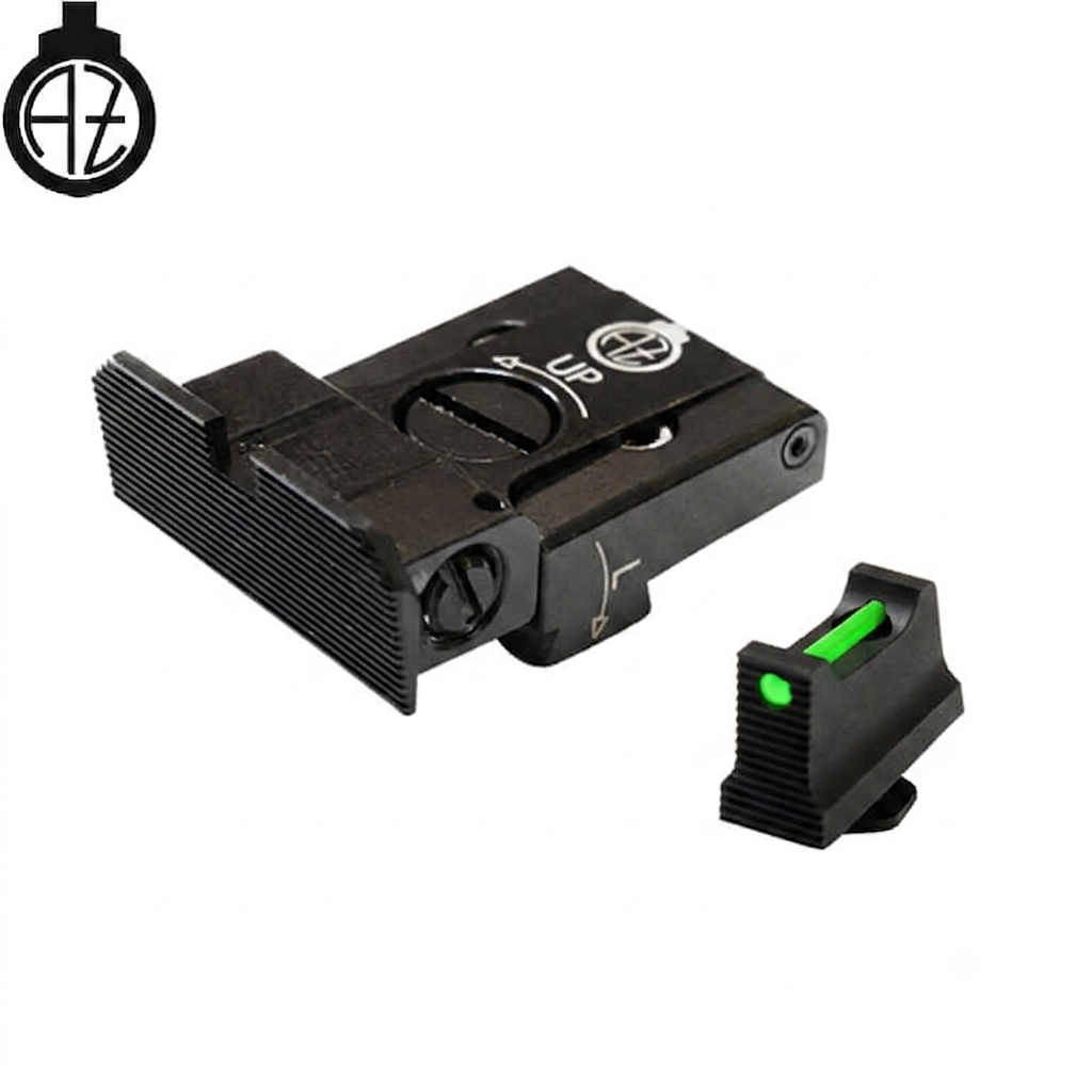 Justerbare sigtemidler til Glock [G17 G19 G26 & other] med fiberoptik | type