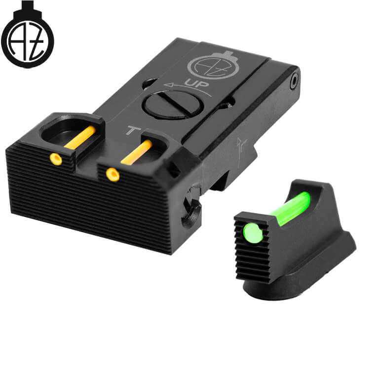 CZ TS 2, CZ TS 1 & CZ Shadow 2 Target justerbare sigtemidler med fiberoptik | type B