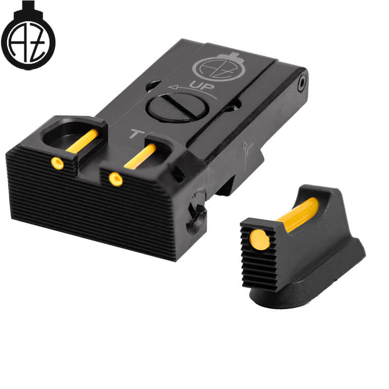 CZ TS 2, CZ TS 1 & CZ Shadow 2 Target justerbare sigtemidler med fiberoptik | type B