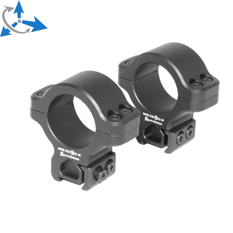 CZ 457 kikkertmontageringe for dovetail | 1 inch [25.4mm]