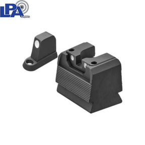 CZ P-10 Optics Ready semi-adjustable sigtemidler | med hvide prikker