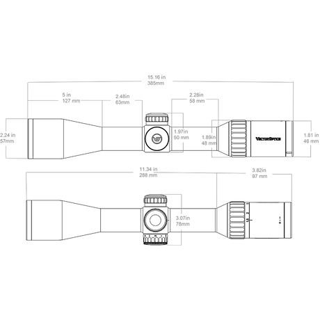 Vector Optics Continental 1.5-9x42 SFP riffelkikkert