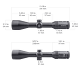 Vector Optics Continental 2-12x50 SFP riffelkikkert 
