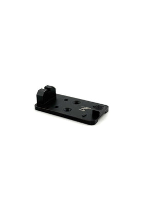 Dan Wesson DWX adapterplade with integrated bagsigte | Shield RMSc footprint