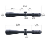 Vector Optics Forester 3-15x50SFP riffelsigte 