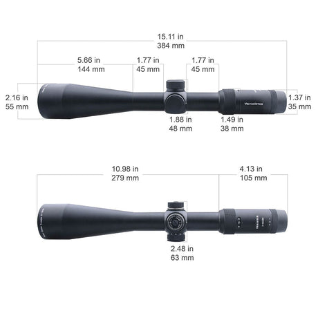 Vector Optics Forester 3-15x50SFP riffelkikkert