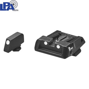 Justerbare sigtemidler for Glock [G17 G19 G26 & other] | med hvide prikker