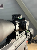 Offset boblevater for riffelsigte 