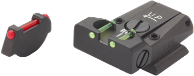 Ruger P85 & P89 justerbart sigtesæt | med fiberoptik type B 