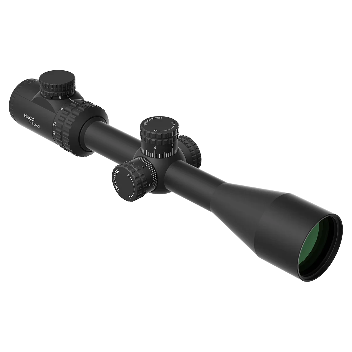Vector Optics Hugo 3-12x40i Fiber Reticle riffelkikkert Vector Optics