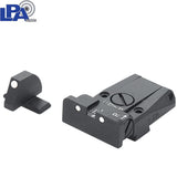 Springfield [XD,XDM] & HS Produkt [XDM HS-9 SF19] justerbare sigtemidler | med hvide prikker