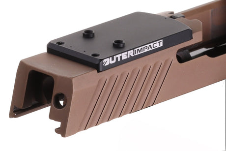 Sig P320 [models with removable rear sight] adapterplade | type S [RMSc DPP & K-series footprint]