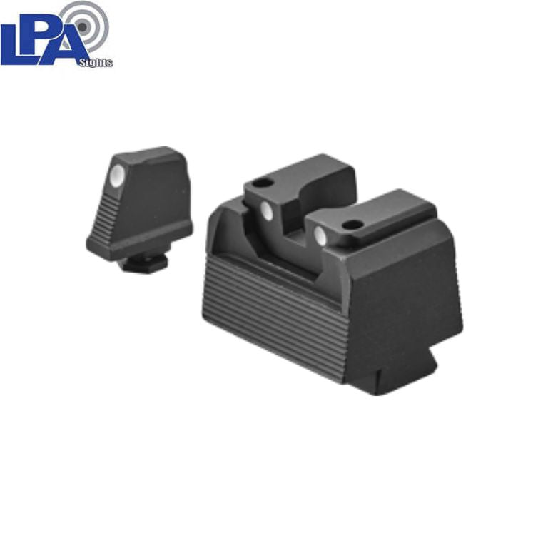 Sig Sauer P220, P226, P229, P320 & P365 Optics Ready semi-justerbart sigtesæt | med hvide prikker 