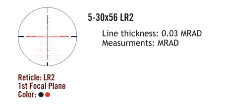 Sightmark Presidio 5-30x56 LR2 FFP riffelkikkert